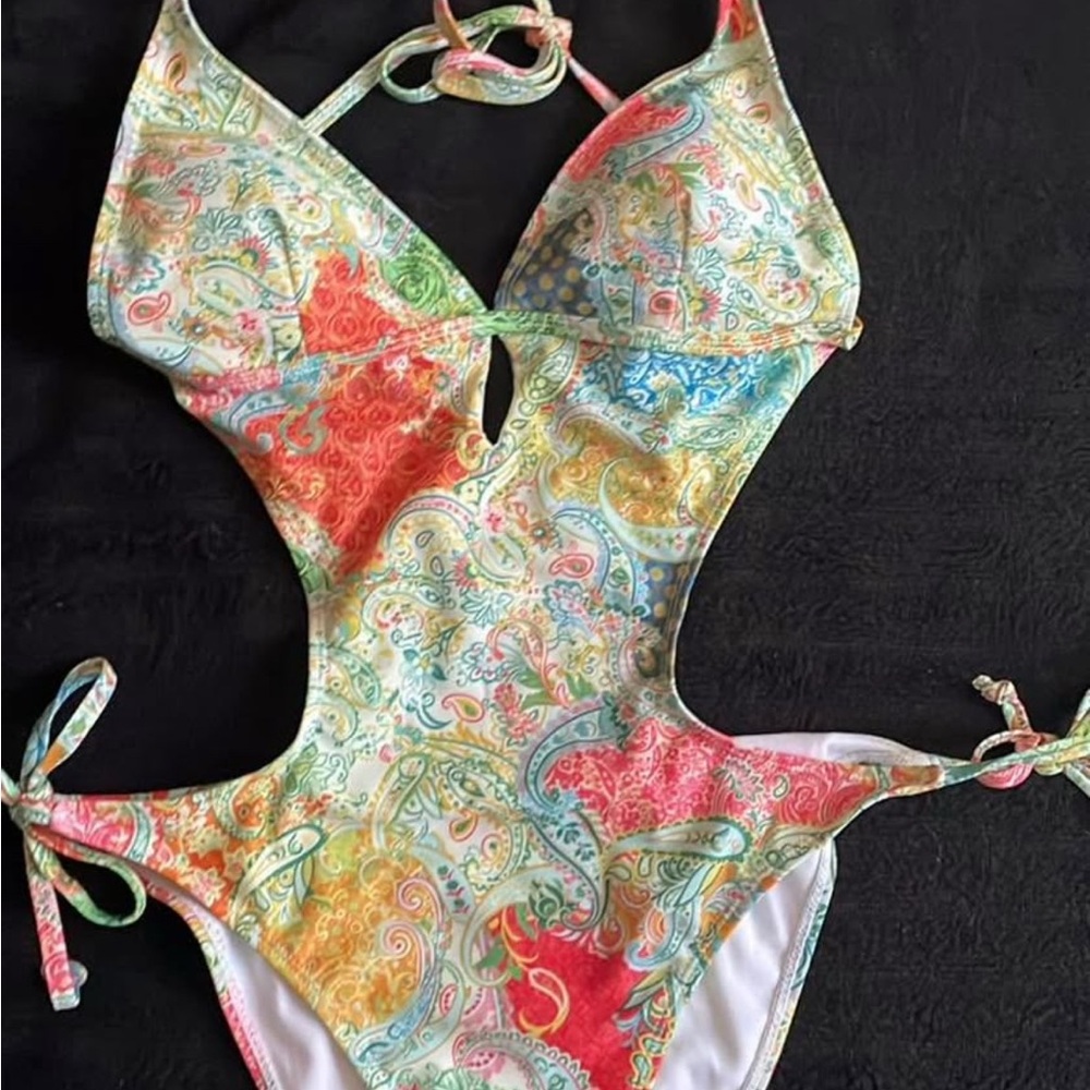 Colorful Paisley Swimsuit